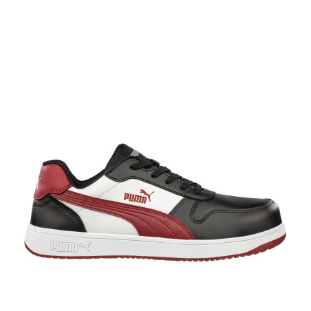 Chaussure de sécurité FRONTCOURT BLK/WHT/RED PUMA SAFETY