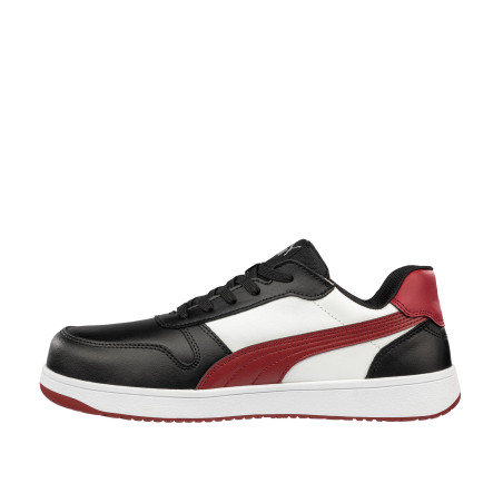 Chaussure de sécurité FRONTCOURT BLK/WHT/RED PUMA SAFETY