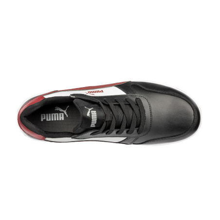 Chaussure de sécurité FRONTCOURT BLK/WHT/RED PUMA SAFETY