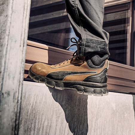 Chaussure de sécurité CONDOR BROWN MID PUMA SAFETY S3L ESD