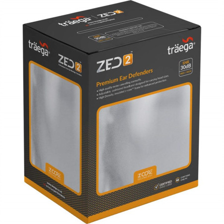 Casque antibruit ZED2 (Rouge) - 30 SNR