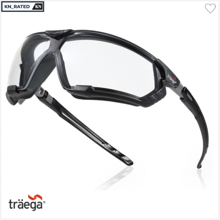 Lunettes de protection KN LUGA Hybrid (anti-rayure & anti-buée)