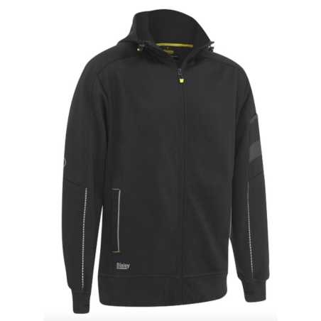 SWEAT DE TRAVAIL À CAPUCHE EN POLAIRE ZIPPÉ AVEC DOUBLURE SHERPA
