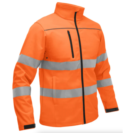 VESTE SOUPLE HAUTE VISIBILITE AVEC CAPUCHE