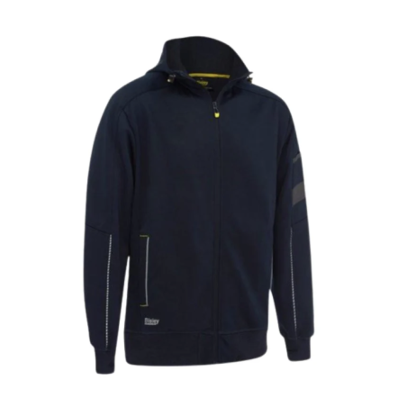 SWEAT DE TRAVAIL À CAPUCHE EN POLAIRE ZIPPÉ AVEC DOUBLURE SHERPA