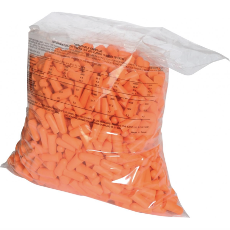 Sac de bouchons d'oreille jetable vrac (SNR 38)