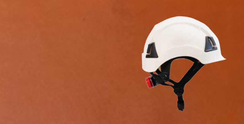 Casque de sécurité anti-choc blanc